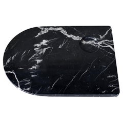 Marquina black marble single cutting board