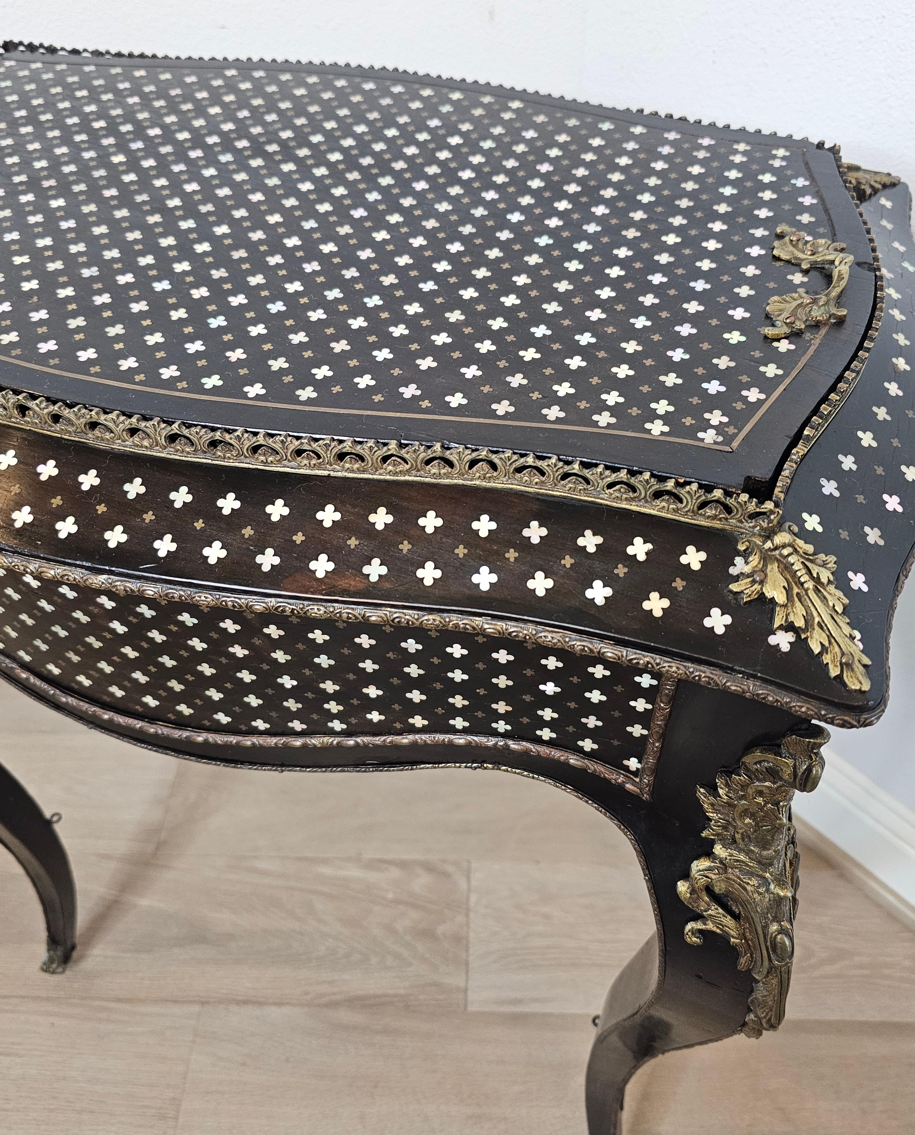 Tahan Paris Signed French Napoleon III Period Convertible Wine Cooler Tray Table For Sale 7