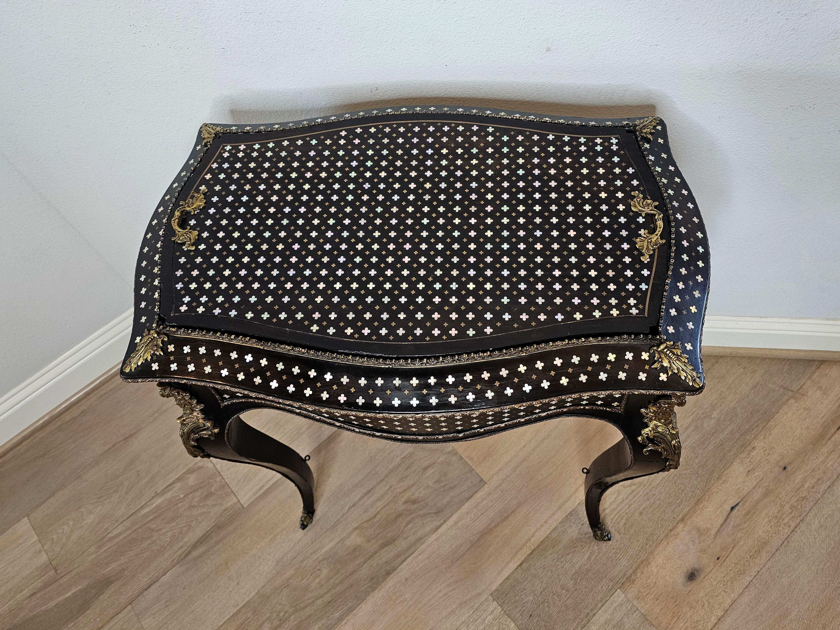 Tahan Paris Signed French Napoleon III Period Convertible Wine Cooler Tray Table For Sale 8