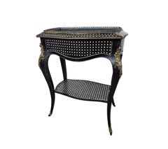 Tahan Paris Signed French Napoleon III Period Convertible Wine Cooler Tray Table