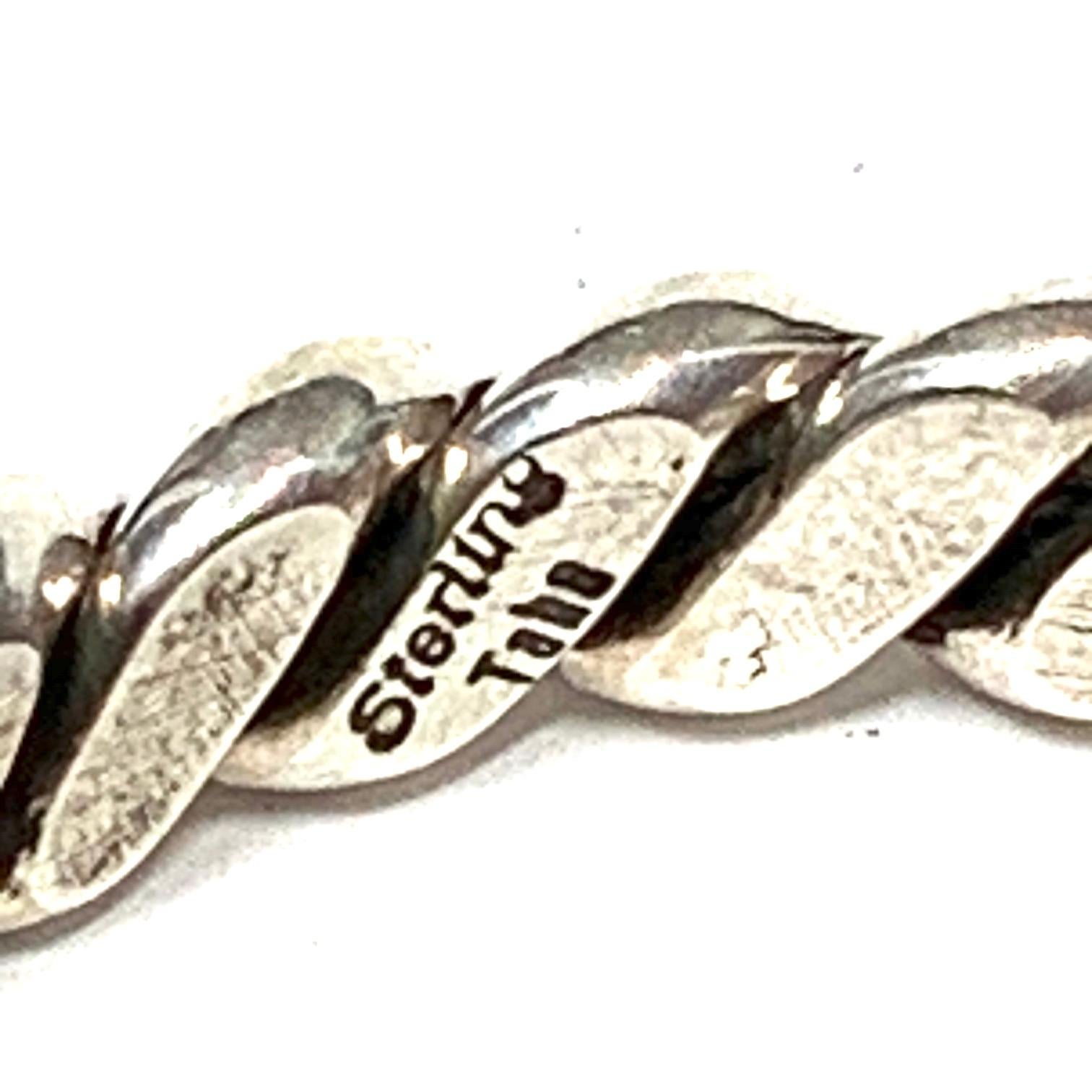 Navajo Sterling Silver 29 Gr. Cuff Bracelet By TAHE PS33 1