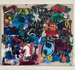 A Common Bond: Acrylic and Mixed Media Painting on Canvas, 120x140 cm