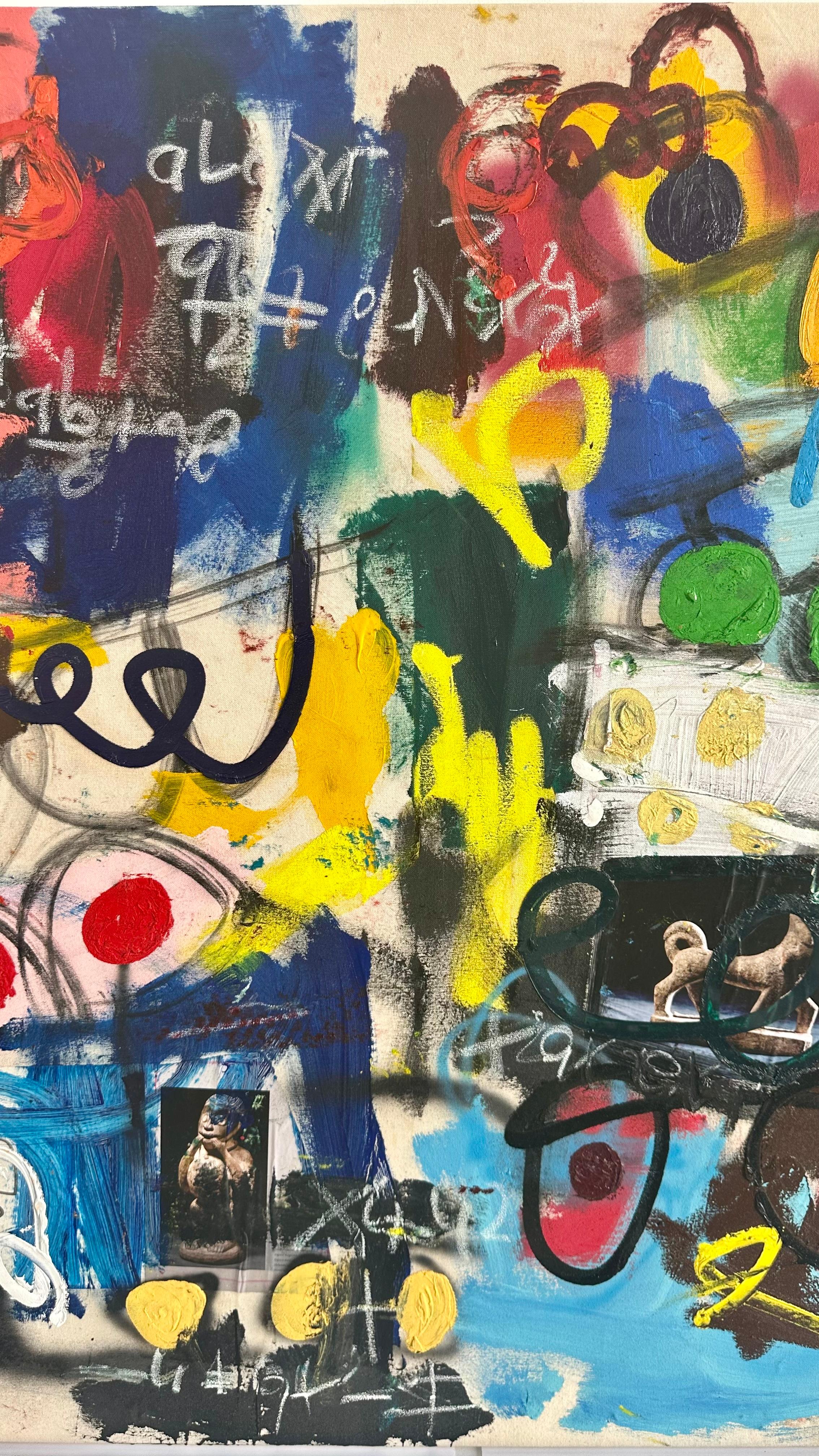 Opere d'arte originali e uniche
Pittura in acrilico e tecnica mista su tela
Firmato, intitolato e datato sul retro della tela.