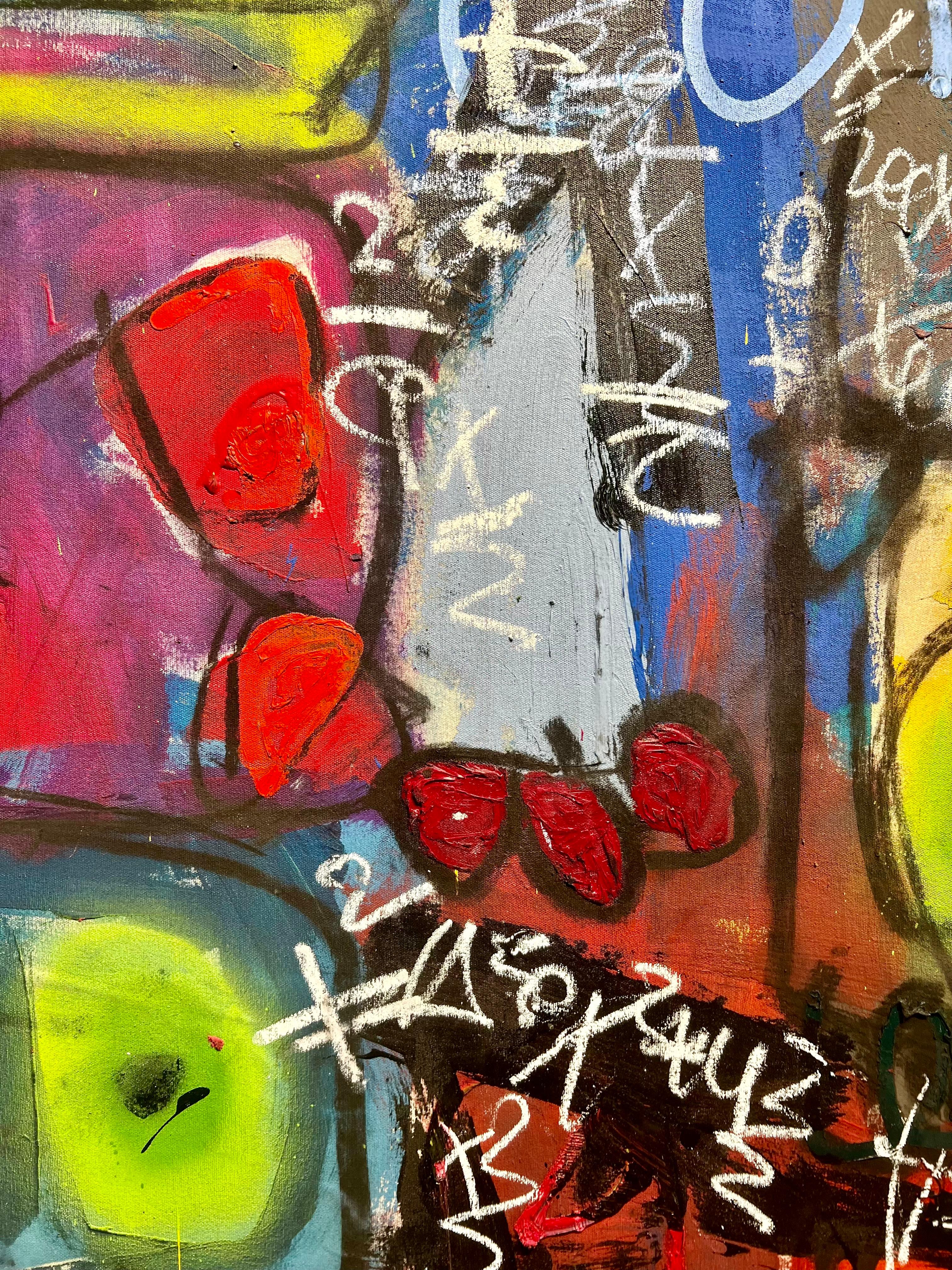 Opere d'arte originali e uniche
Pittura in acrilico e tecnica mista su tela
Firmato, intitolato e datato sul retro della tela.