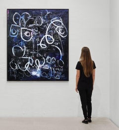 Dancing Queens: Large Abstract Painting in Oil & Acrylic on Canvas