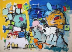Spray Paint Mixed Media