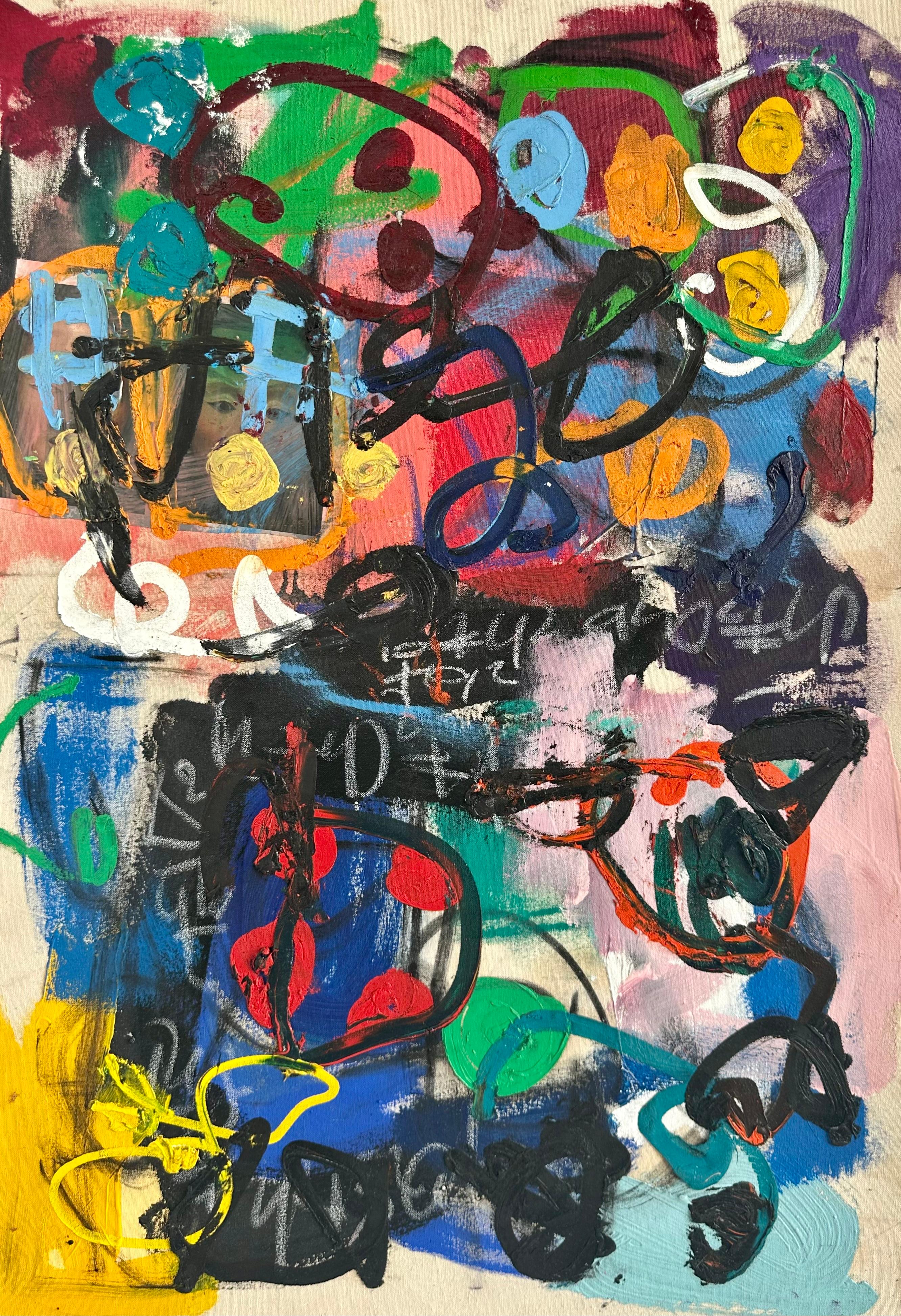 Última batalla contra el trauma - Painting de Taher Jaoui
