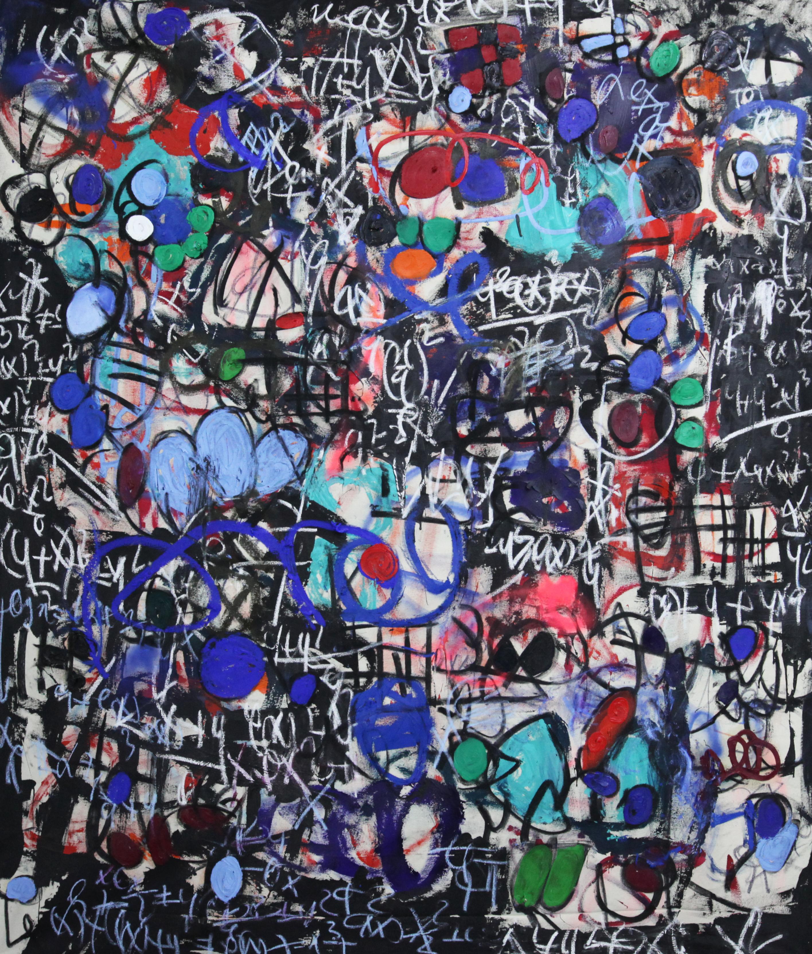 Abstract Painting Taher Jaoui - Pretending to Be Awake