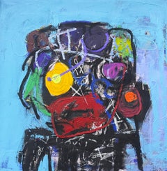 Semi Form XXXII, Mixed Media on Canvas, Painting, 78x78 cm, 2026