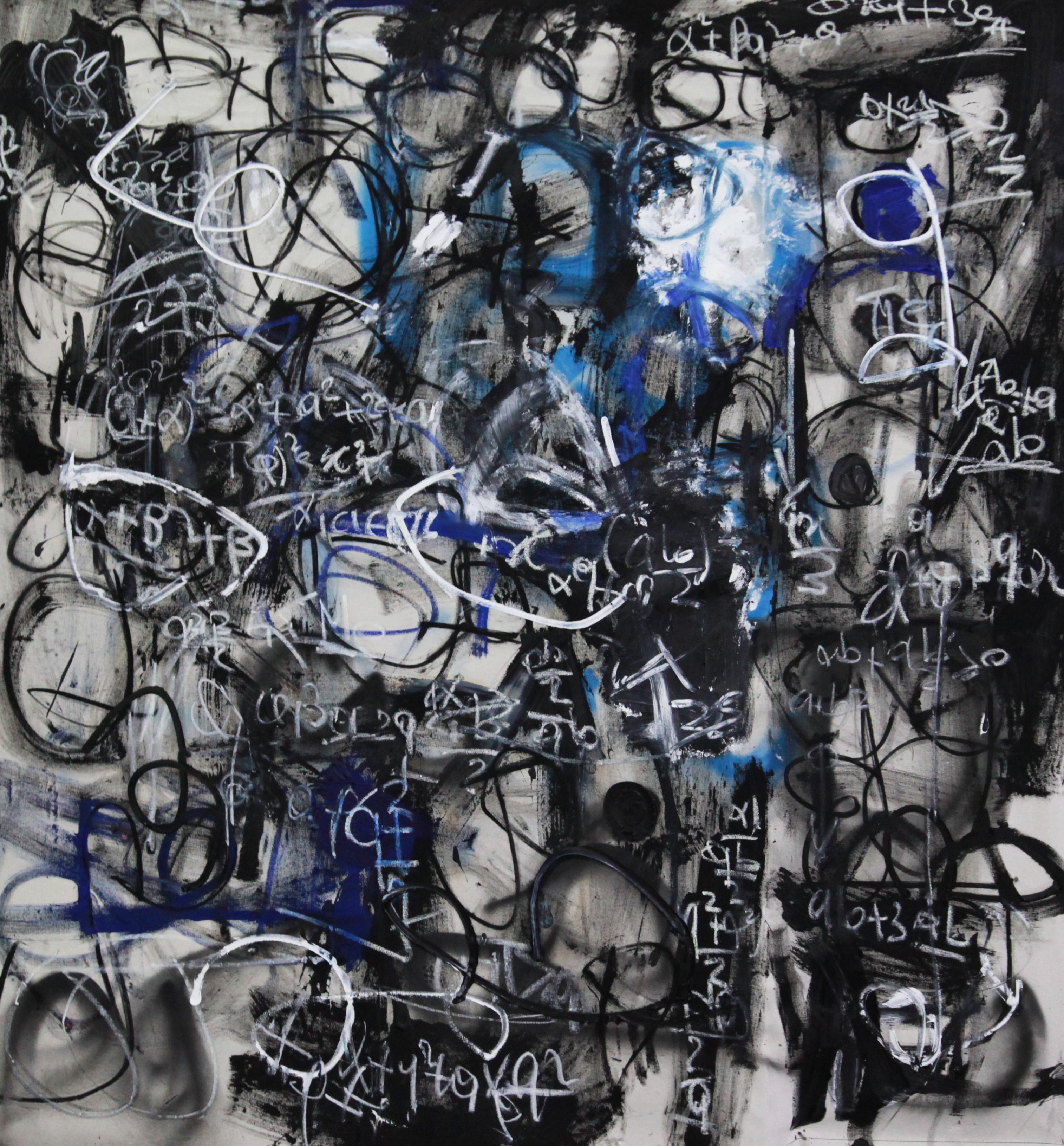 Abstract Painting Taher Jaoui - Under A False Flag