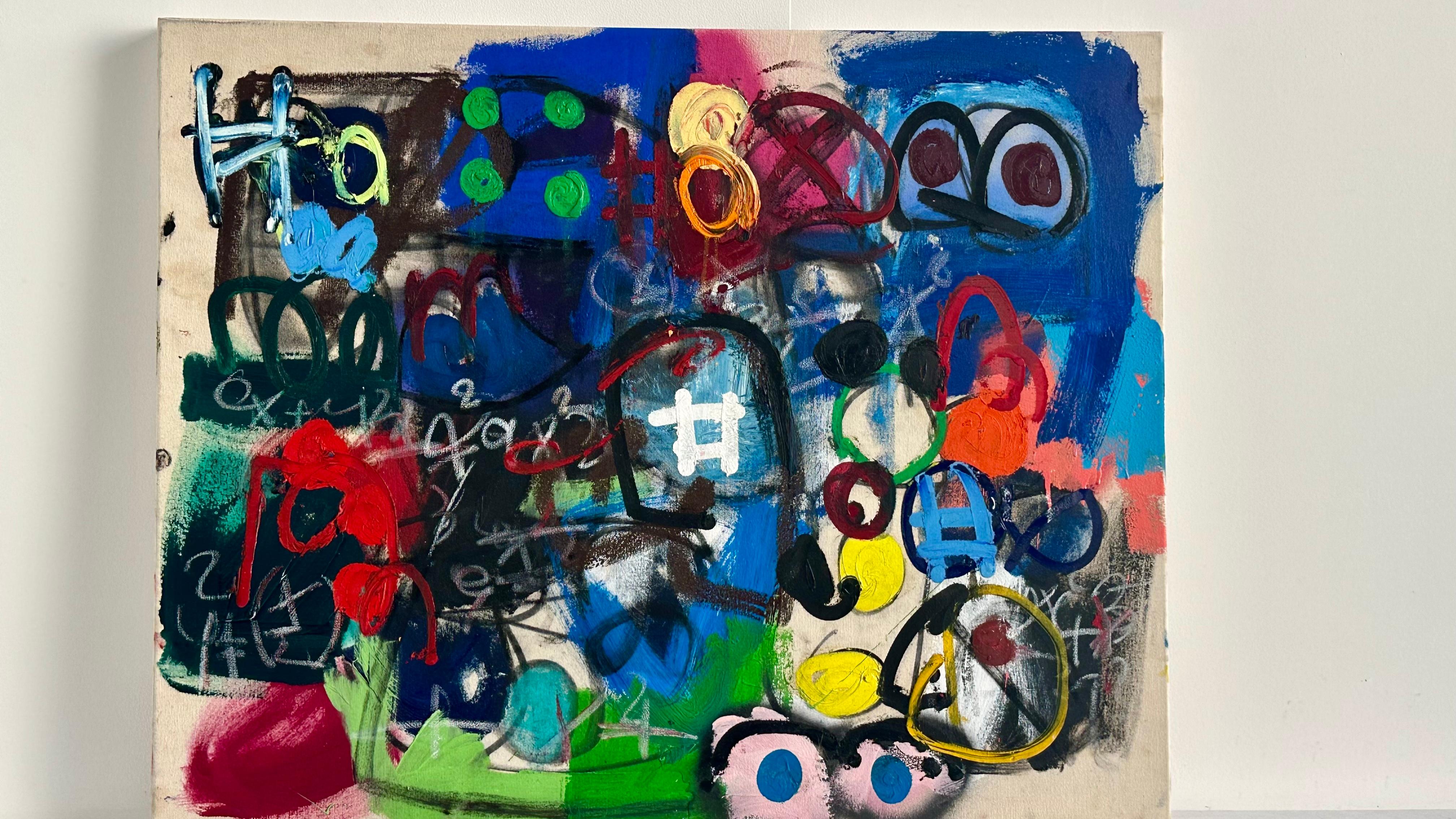 We Will Heal - Painting Geométrico abstracto de Taher Jaoui