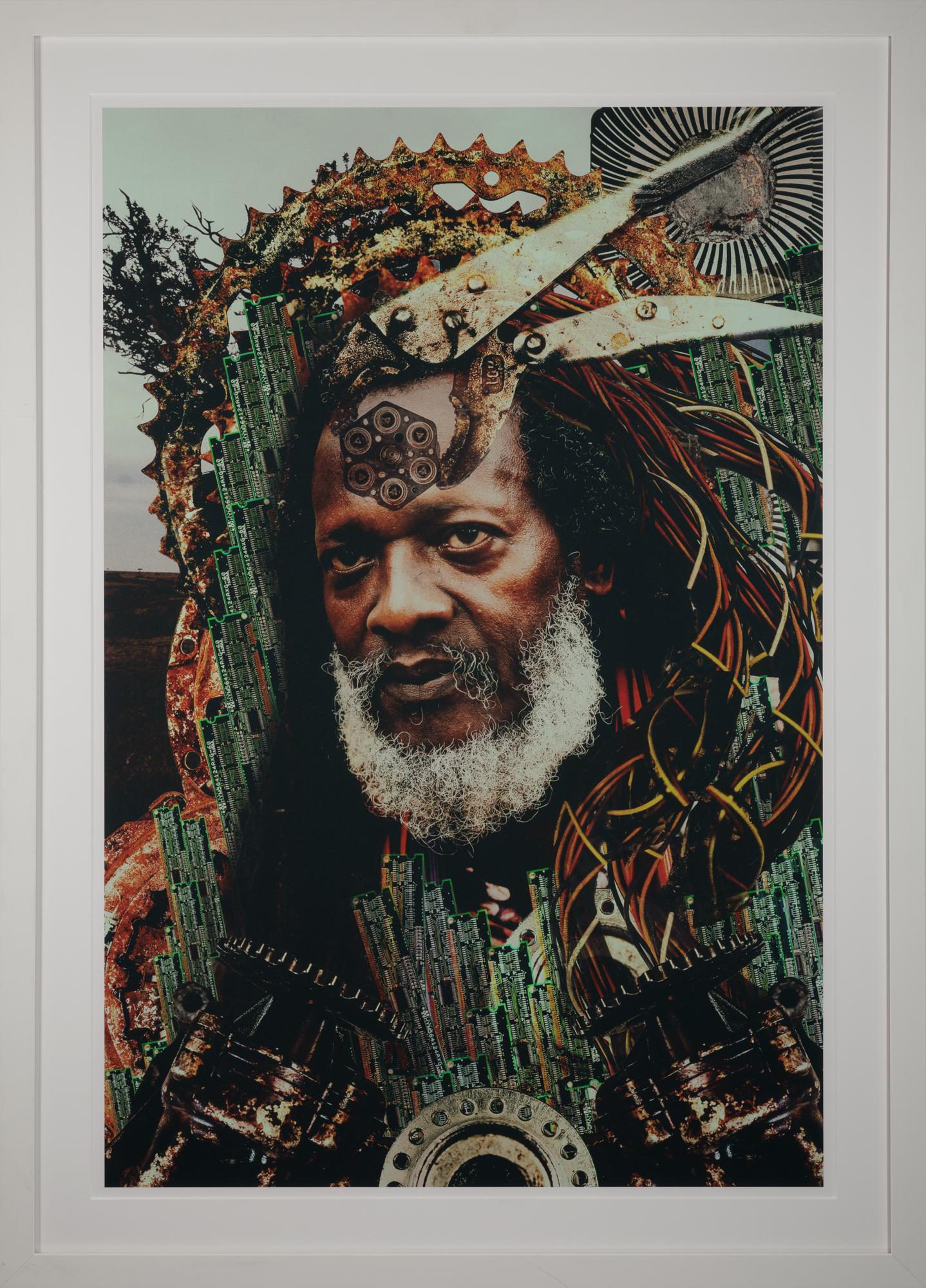 Tahir Carl Karmali Portrait Photograph – Untitled (aus der Serie Jua Kali)