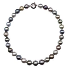 Tahiti 14/12 Beaded Necklace, 31 AAA Pearls