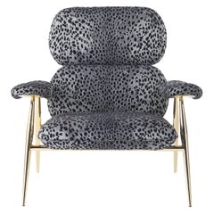 Fauteuil Tahiti du 21e siècle en tissu imprimé par Roberto Cavalli Home Interiors