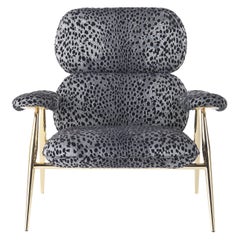 Fauteuil Tahiti du 21e siècle en tissu imprimé par Roberto Cavalli Home Interiors 