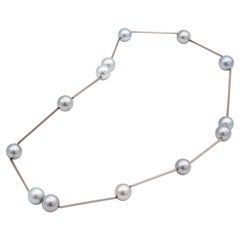 Tahiti Pearls White Gold Necklace