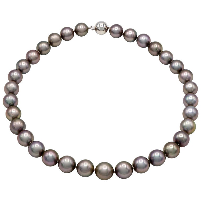 Magnetic Necklace Ball Clasp - Pearl & Clasp
