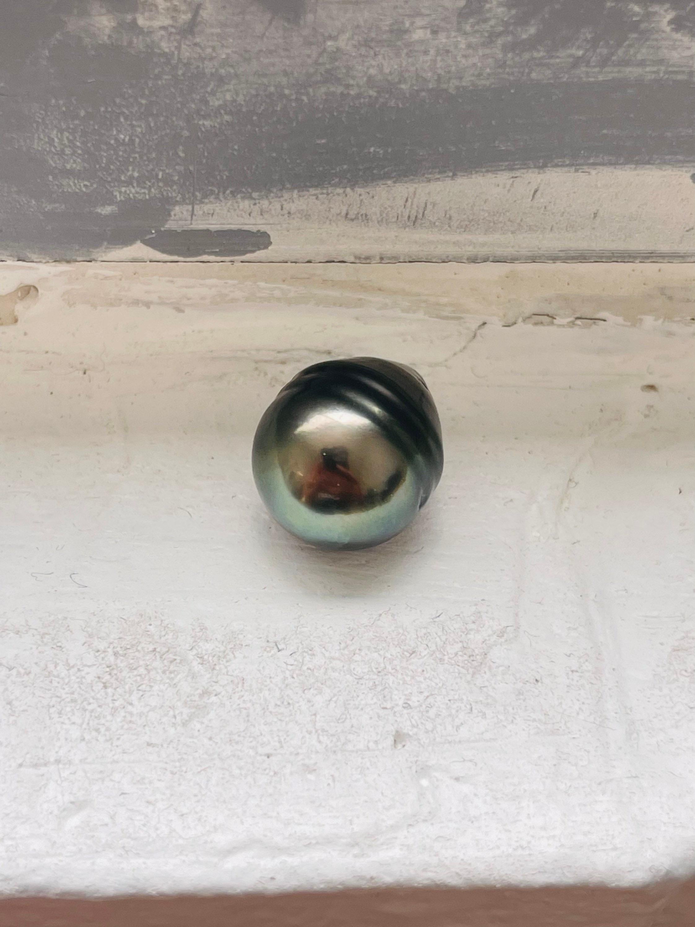 Women's or Men's Tahitian Cultured Black Pearl 16mm High Luster Pearl Loose For Sale