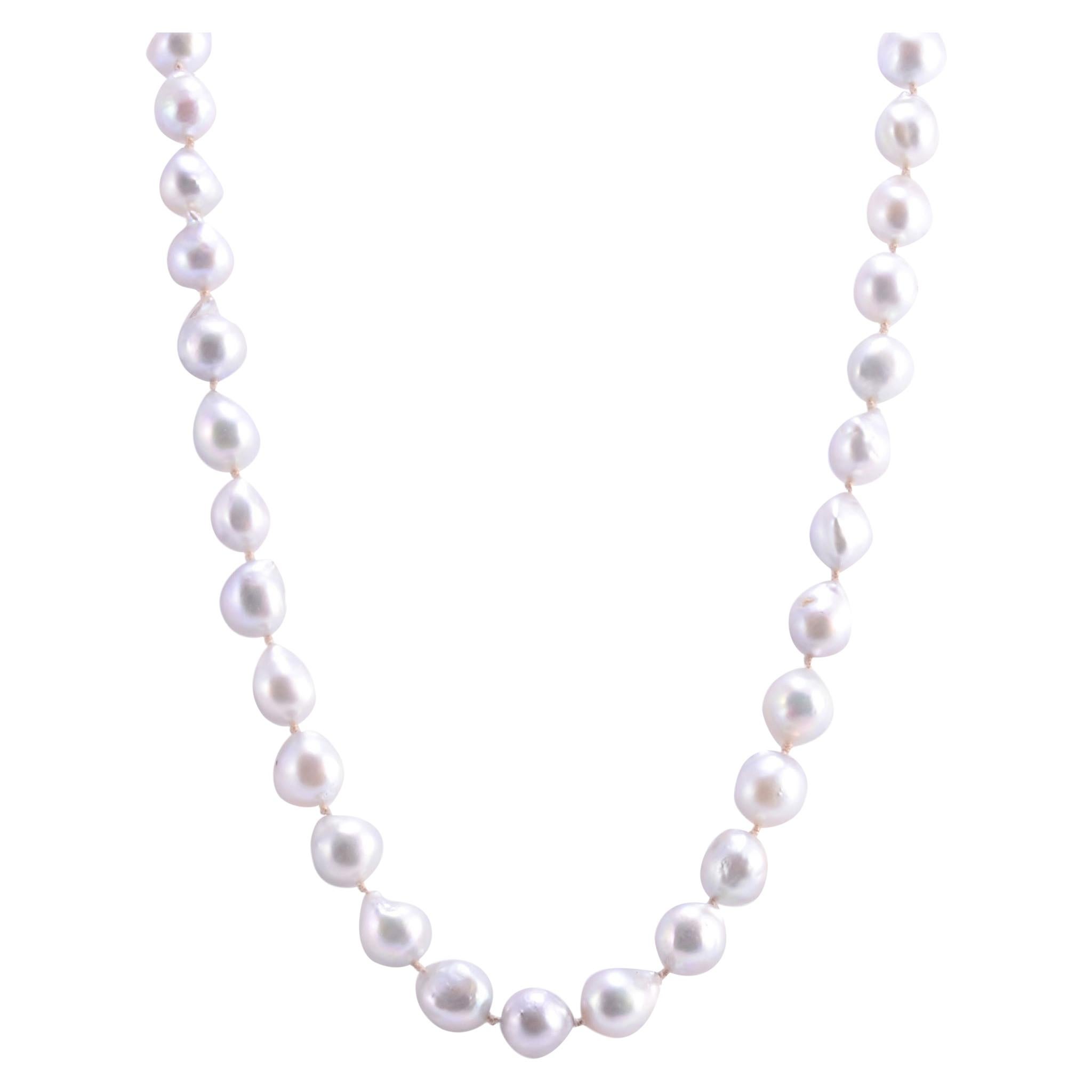 Tahitian Cultured Pearl Necklace For Sale