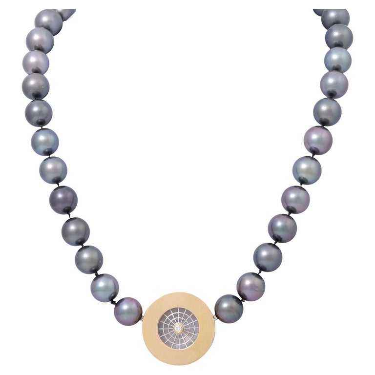Tahitian Cultured Pearl Necklace For Sale at 1stDibs