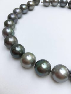 Tahitian Grey Cultured Pearl Choker Necklace