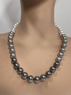 Tahitian Handmade South Sea Costume Jewelry  Multicolor Pearl Necklace Bergdorfs