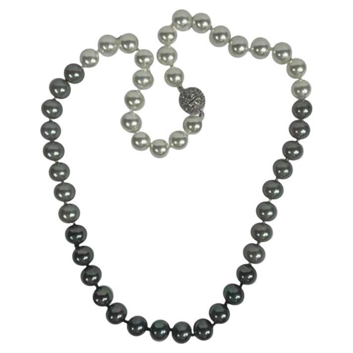 Black pearl costume jewelry hot sale