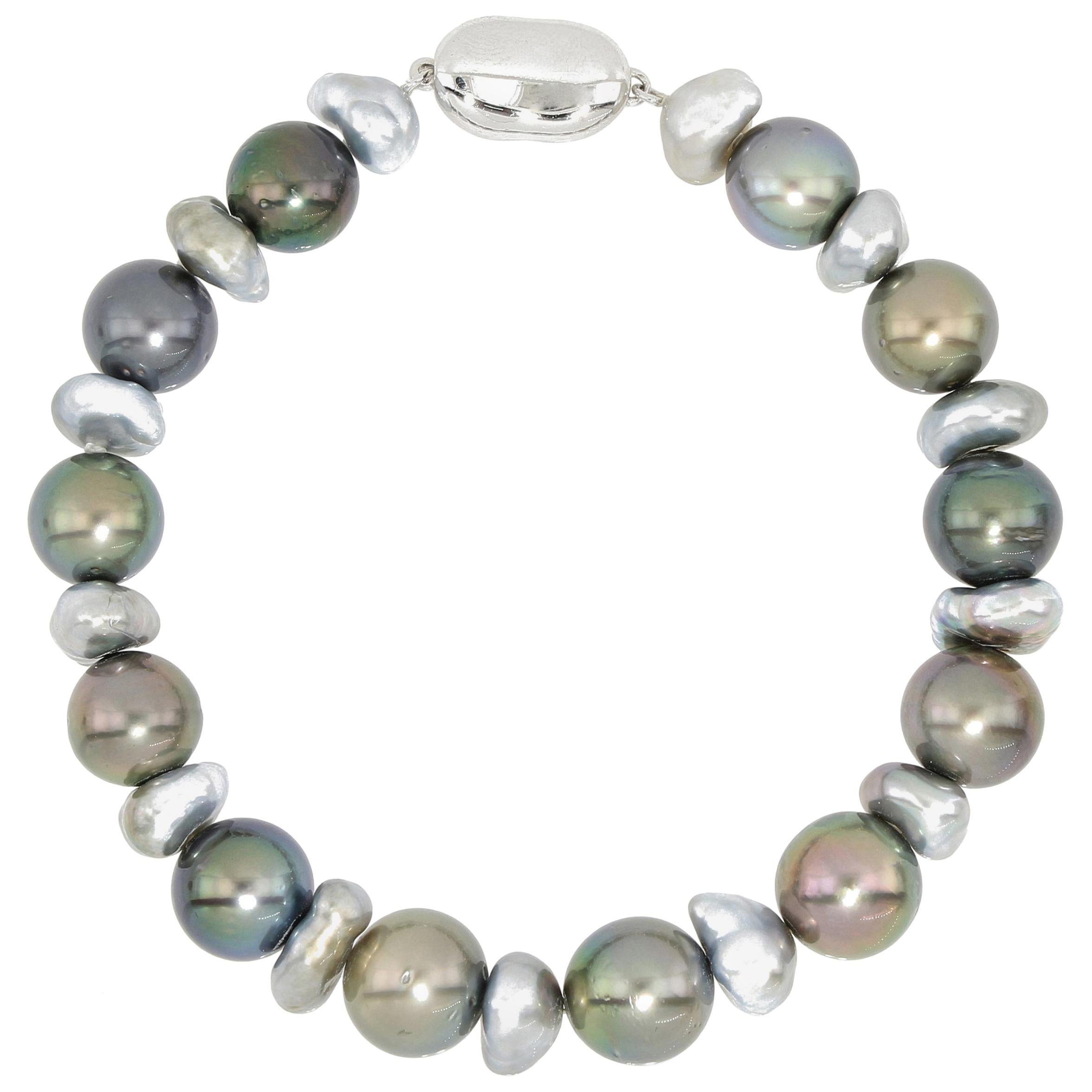 Bracelet de perles de Tahiti en vente