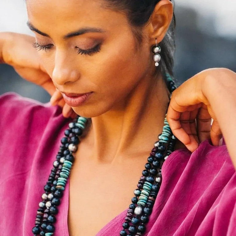 Collana Di Perle Australiane E Diamanti A Due ... - Bertolami Fine Art - Foto 7