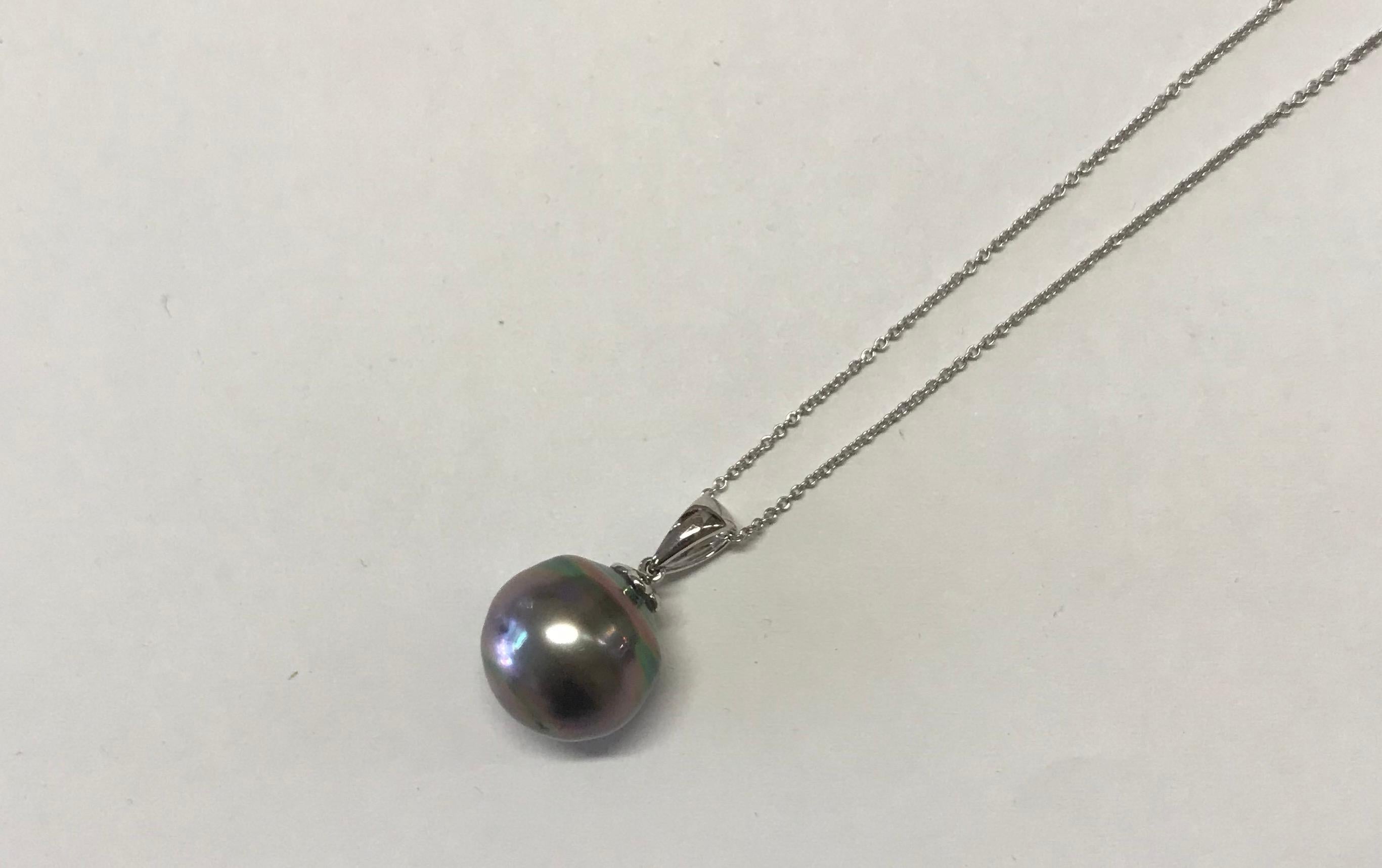 Tahitian Pearl Fashion Pendant In New Condition In GREAT NECK, NY