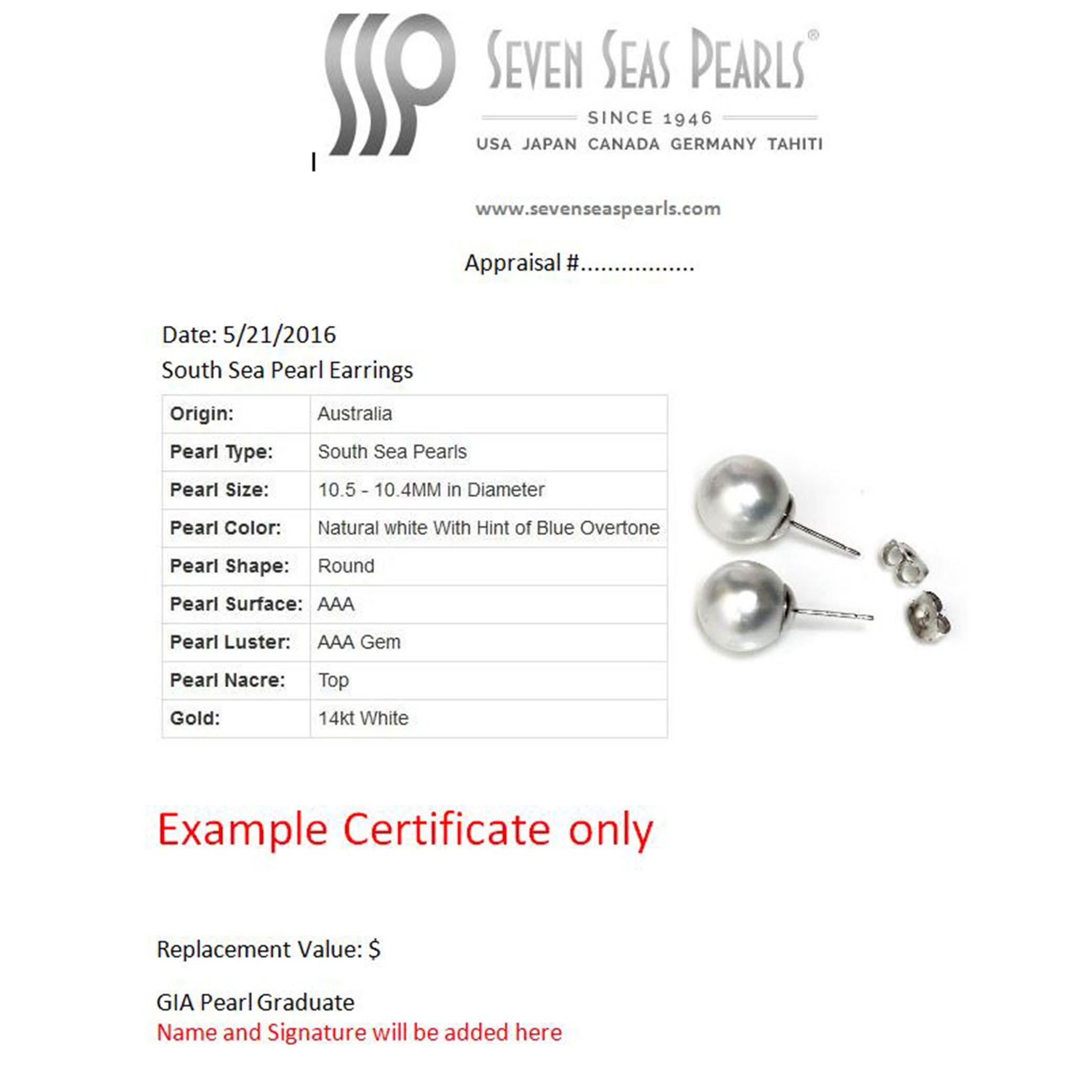 Women's or Men's Tahitian Pearl Necklace 16 - 12 mm 14k Gold 19