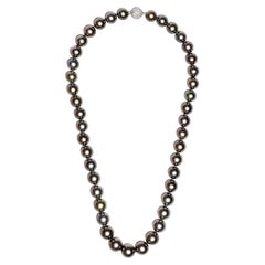 Roseate Jewelry Tahitian Round Pearl Strand, 9-11mm