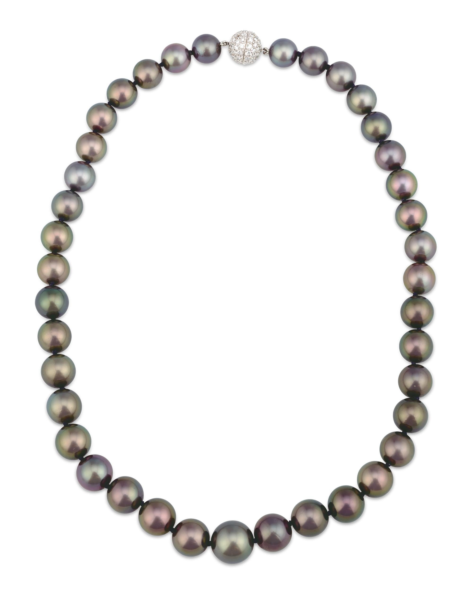 Tahitian South Sea Pearl Necklace (Moderne) im Angebot