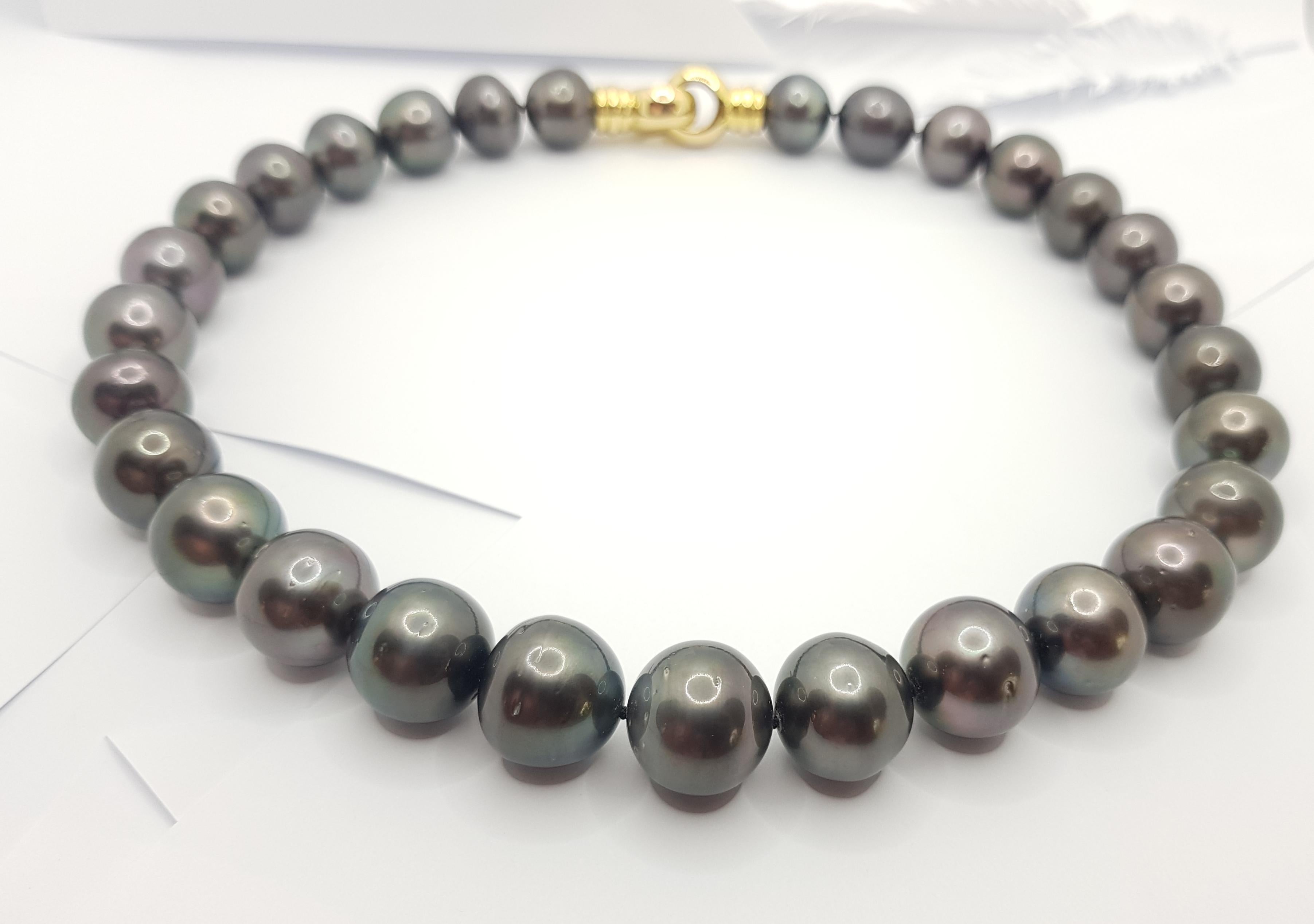 Tahitian South Sea Pearl with 18 Karat Gold Clasp For Sale 3