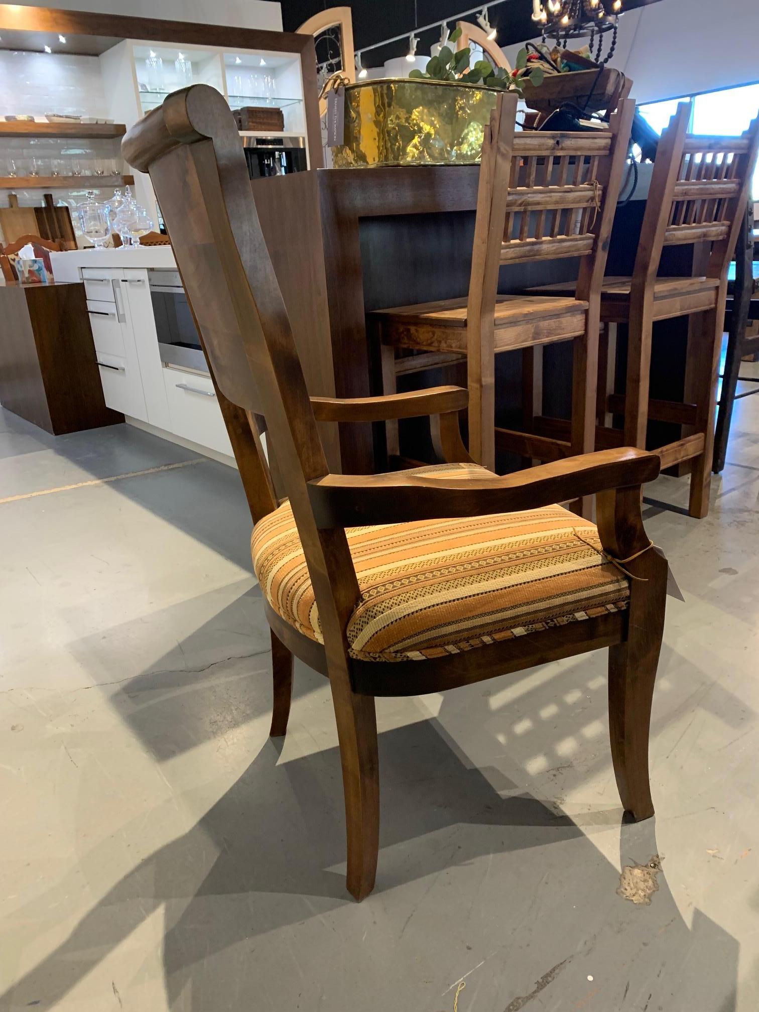 Upholstery Tahoe Dining Arm Chair For Sale