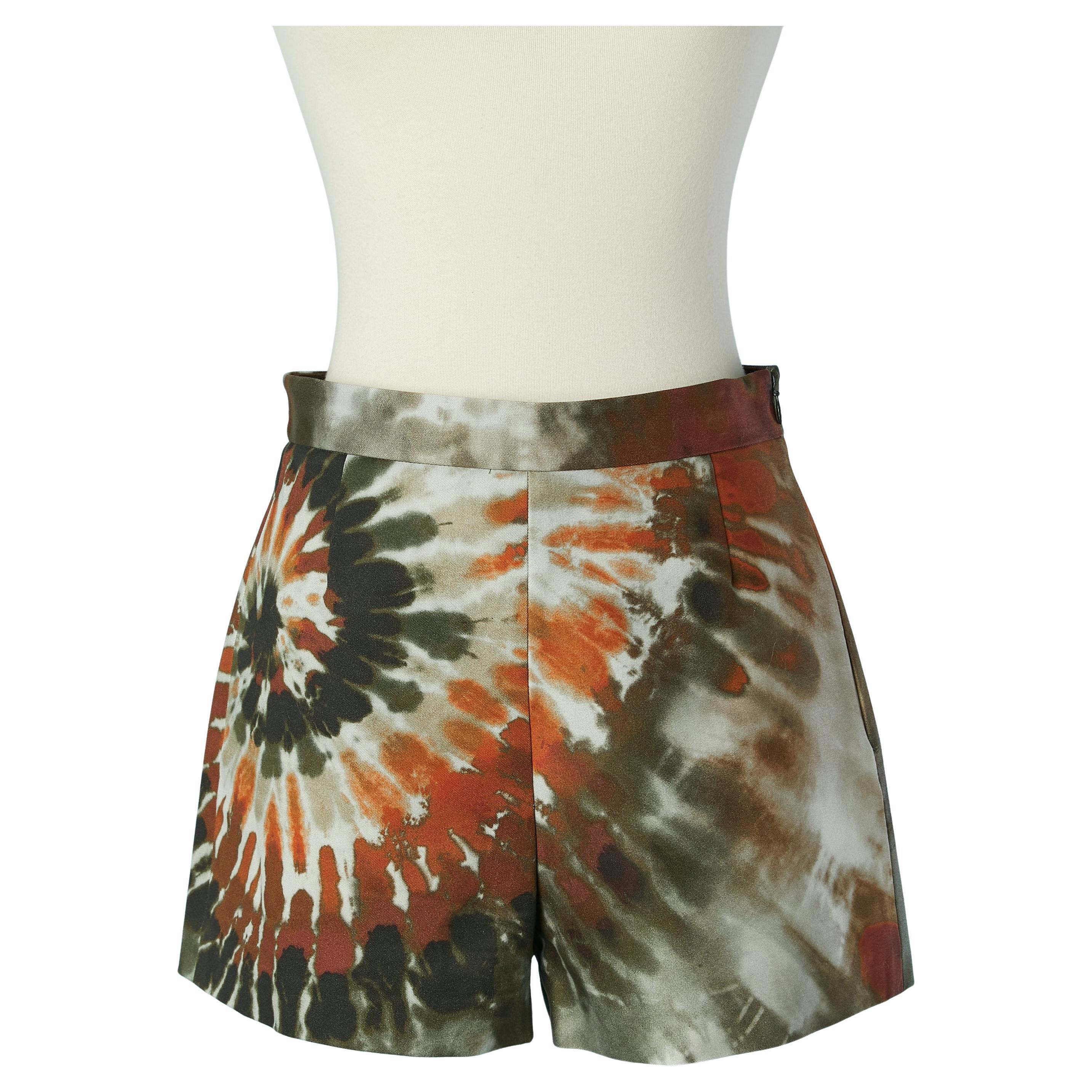 TaÏ & Dye cotton short VALENTINO Sub-Zero Couture For Sale