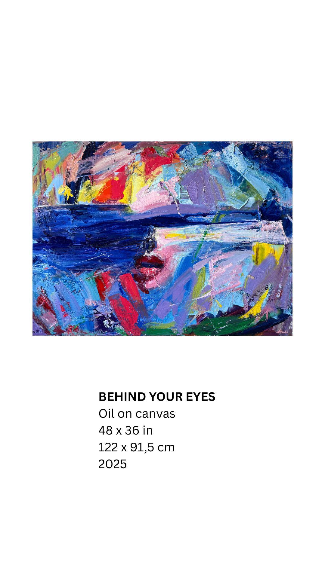 BEHIND YOUR EYES - Painting by Taia Akulova 