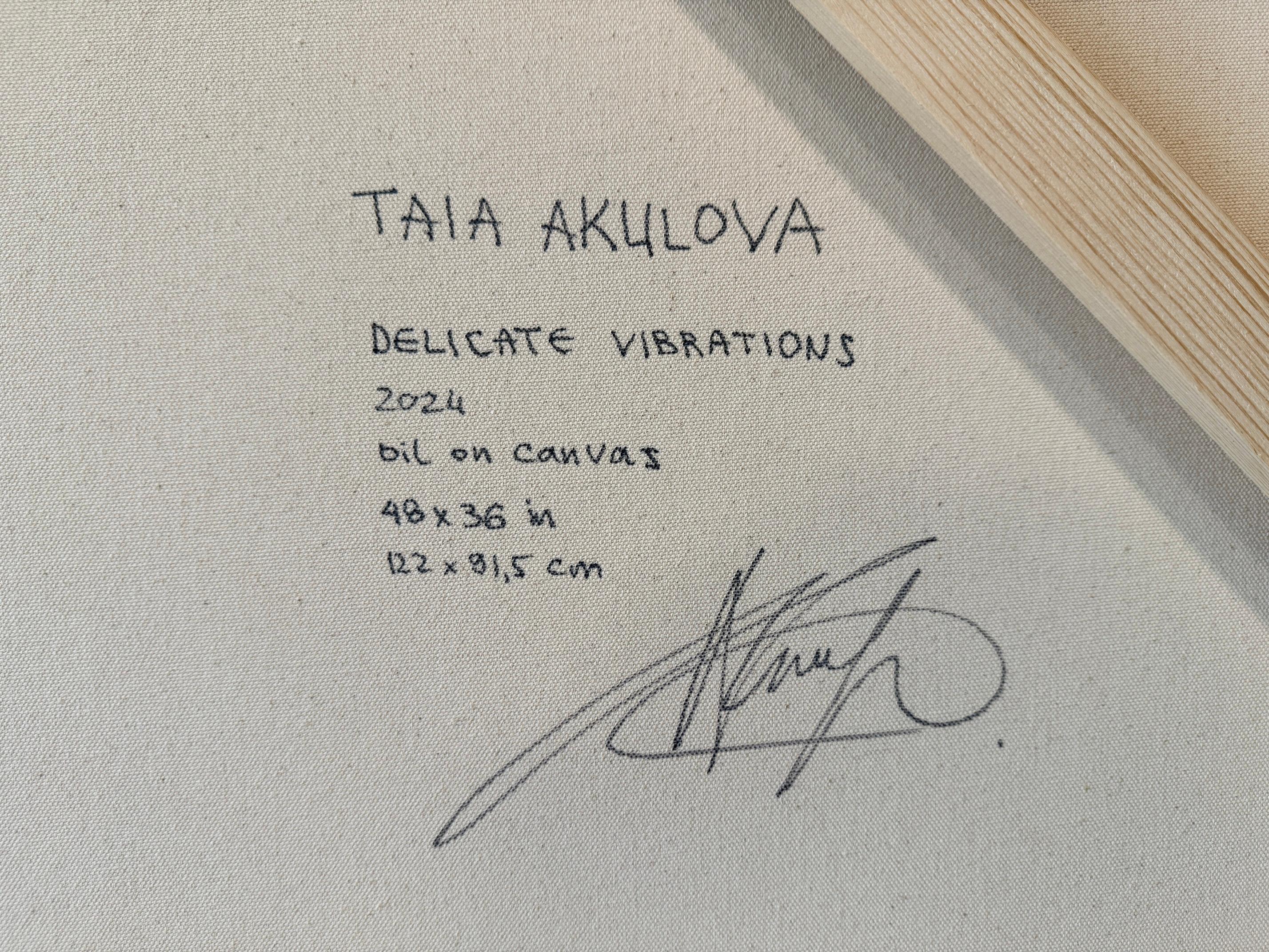 Delicate Vibrations - Abstract Expressionist Painting by Taia Akulova 