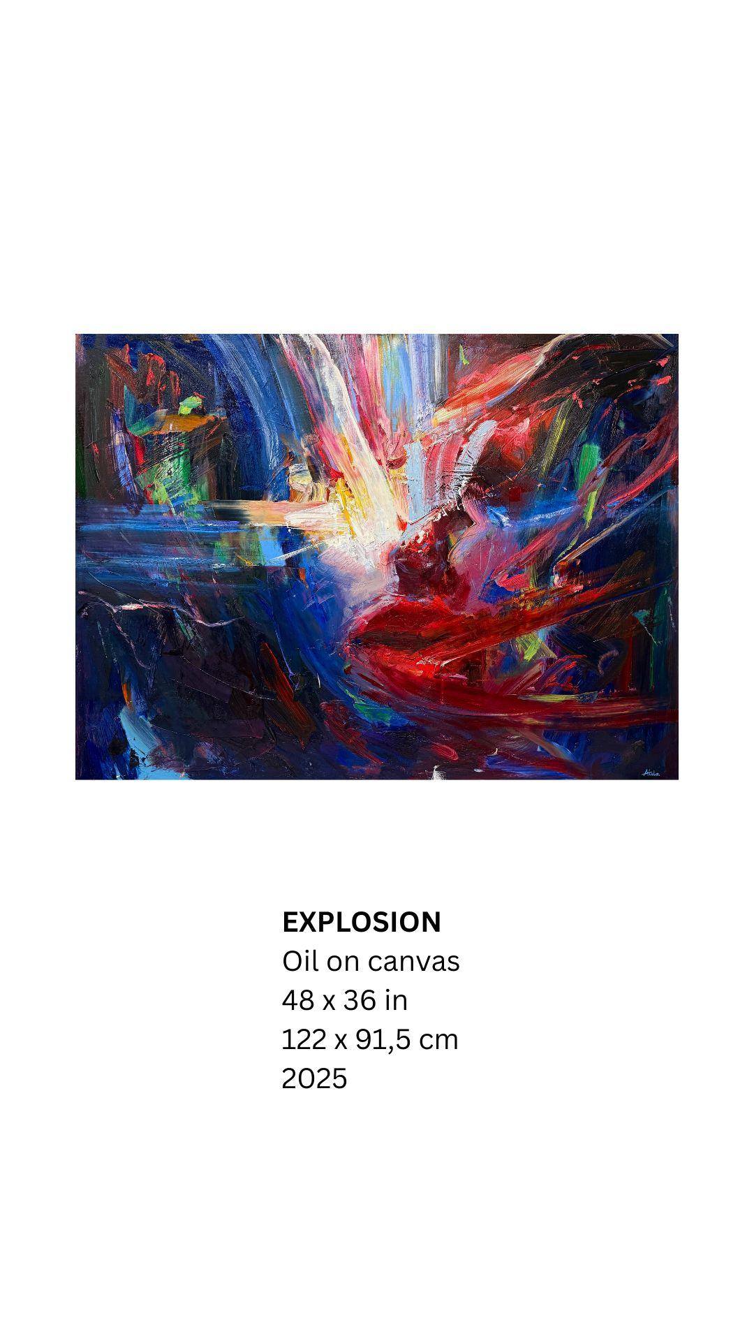 EXPLOSION – Painting von Taia Akulova 