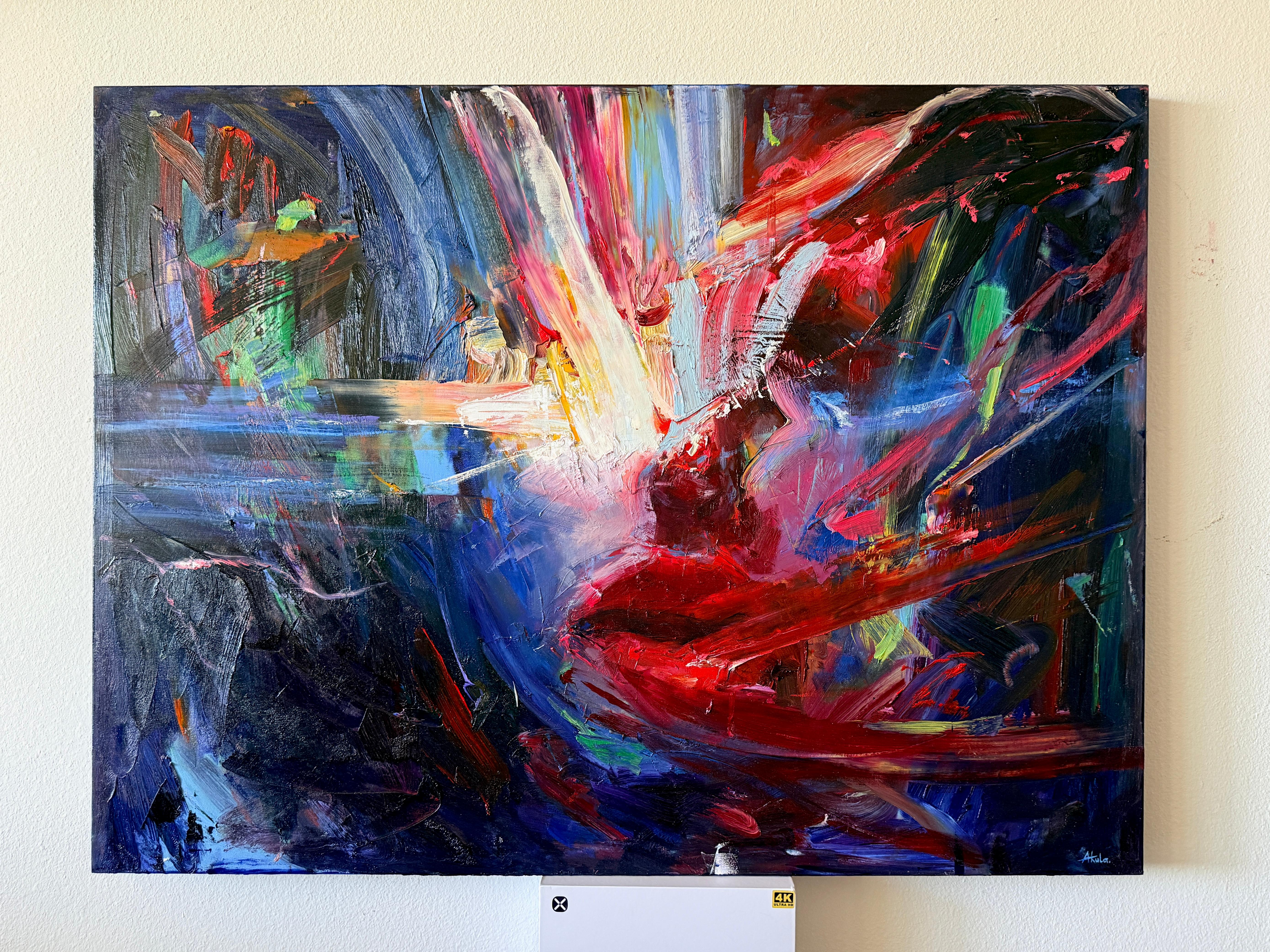 EXPLOSION (Abstrakter Expressionismus), Painting, von Taia Akulova 