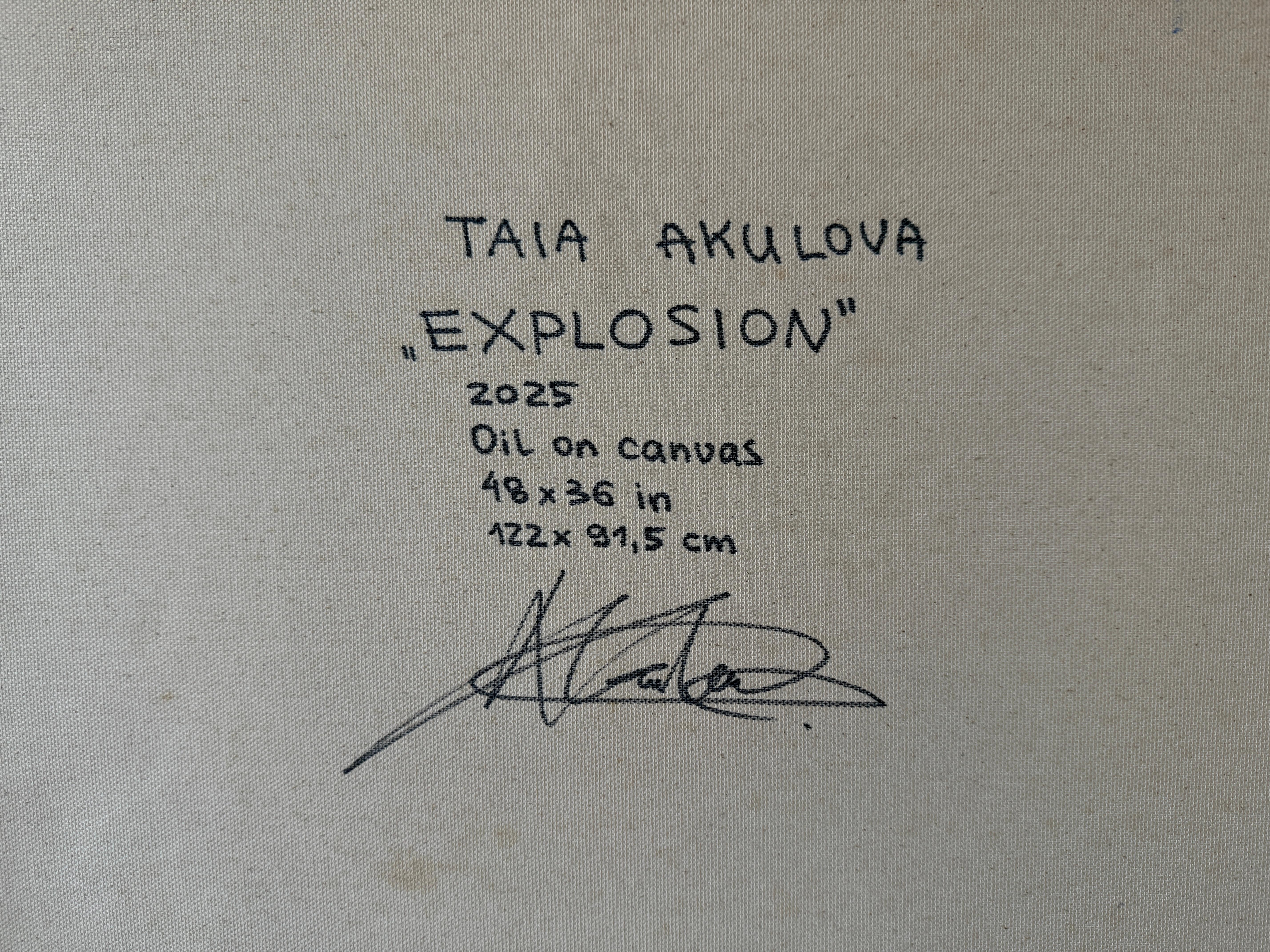 Der Moment, in dem sich alles im Inneren weigert, ruhig zu bleiben. Farbe, Gefühl, Energie - und das blitzartig. Es ist keine Zerstörung. Es wird immer mehr. So beginnt das Mitternachtsschwimmen. 

Dieses Gemälde ist Teil der MIGHT SWIM-Serie und