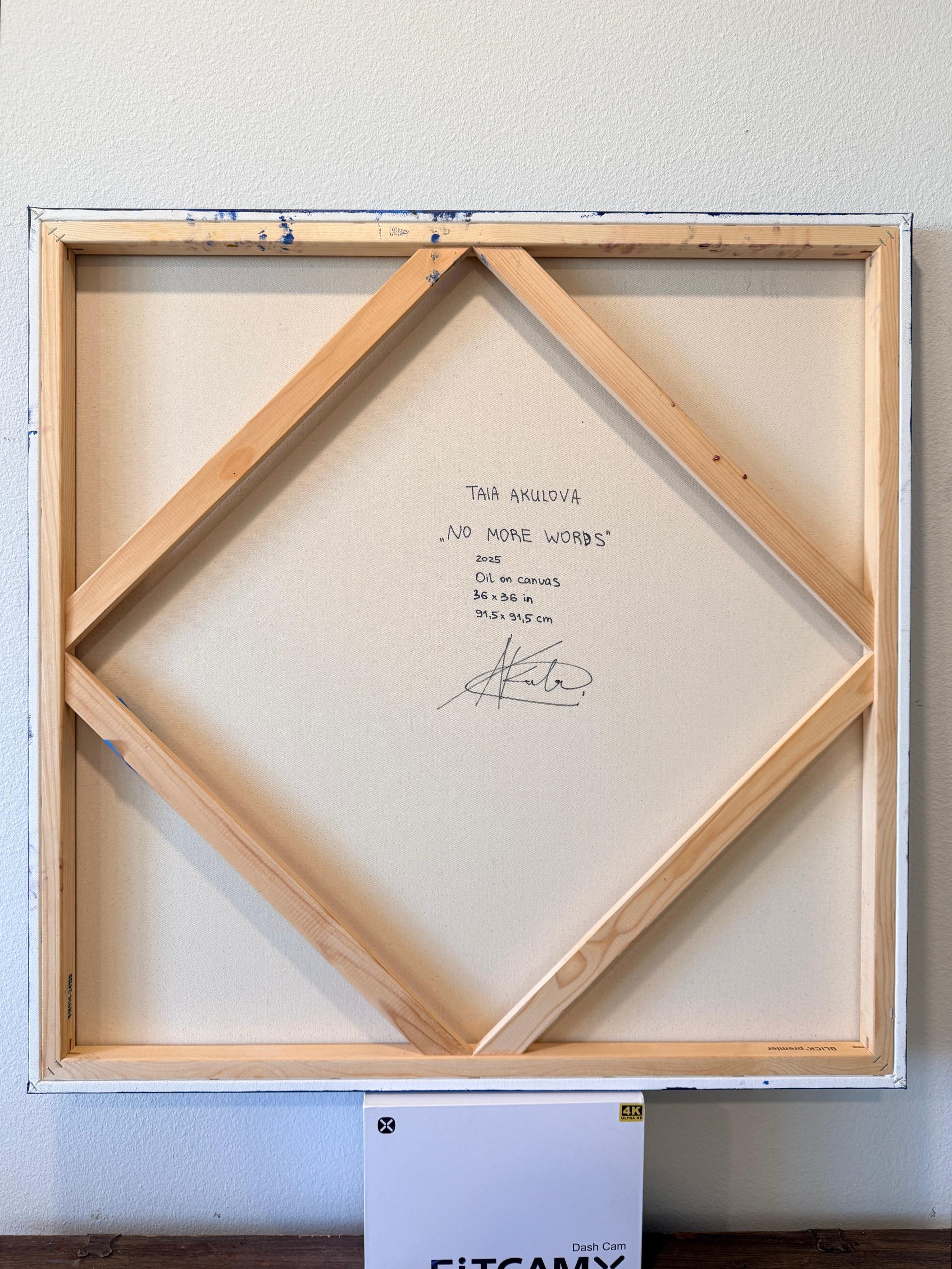 NO MORE WORDS - Abstract Expressionist Painting by Taia Akulova 