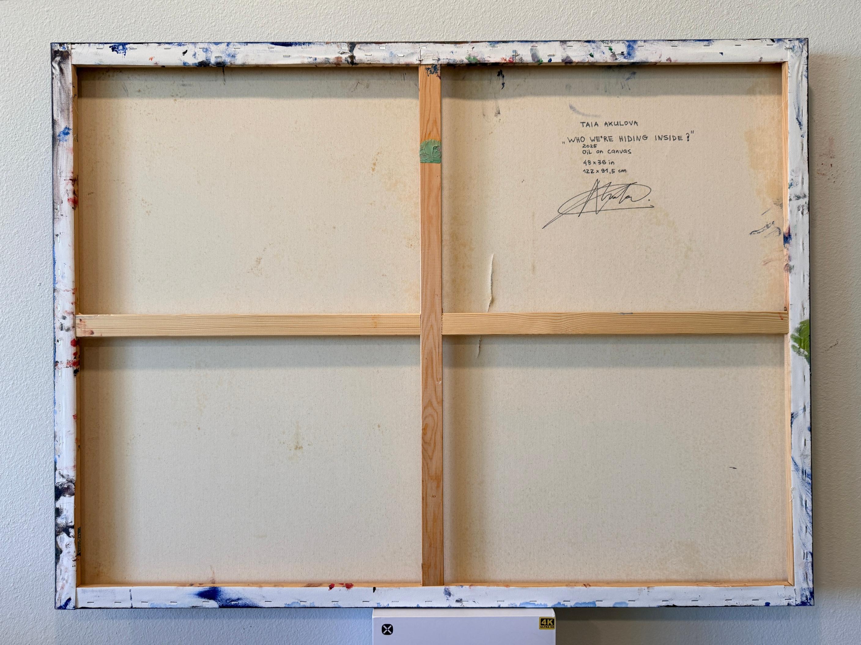 Wen verstecken wir im Inneren? – Painting von Taia Akulova 