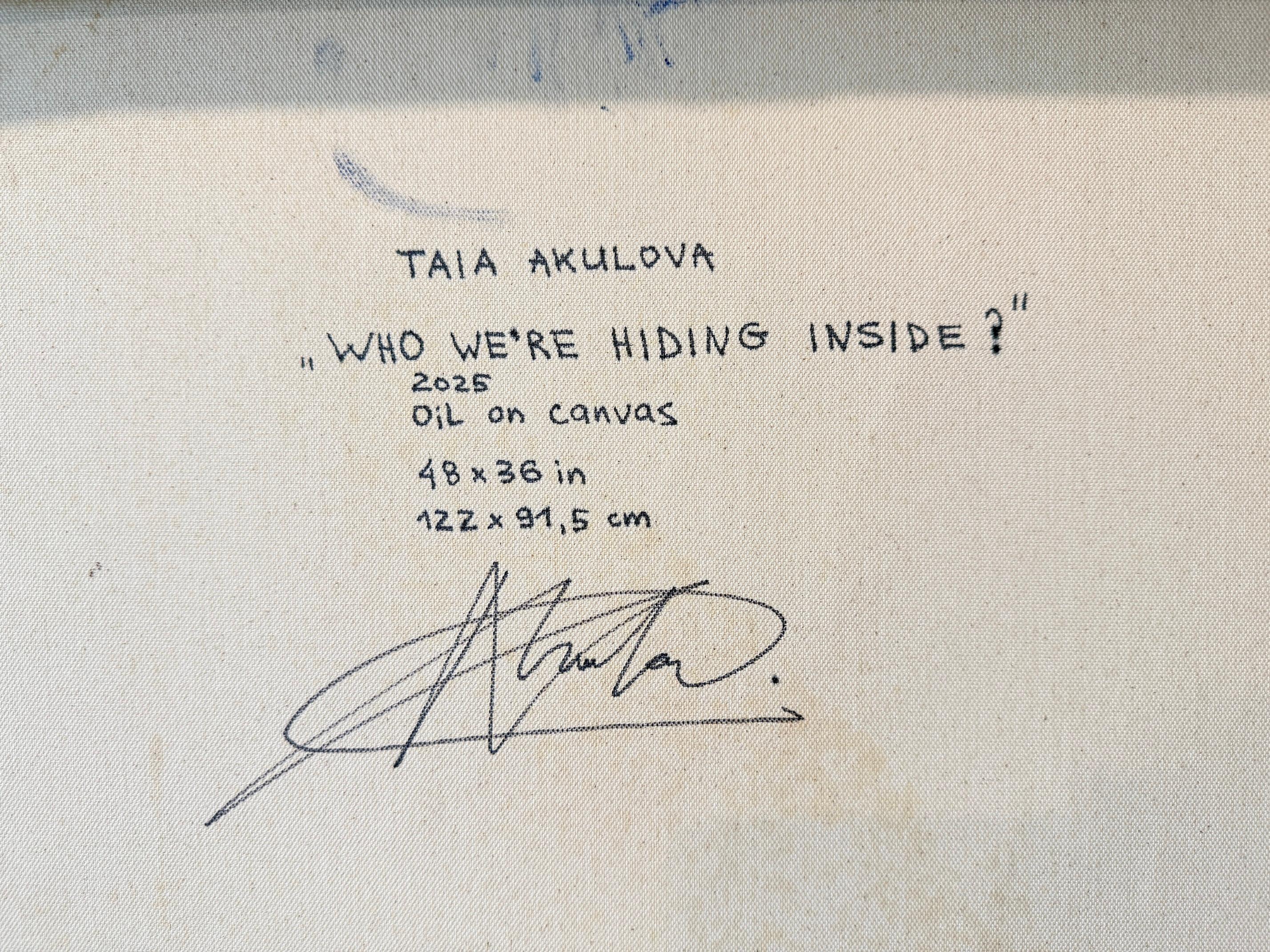 Wen verstecken wir im Inneren? (Abstrakter Expressionismus), Painting, von Taia Akulova 