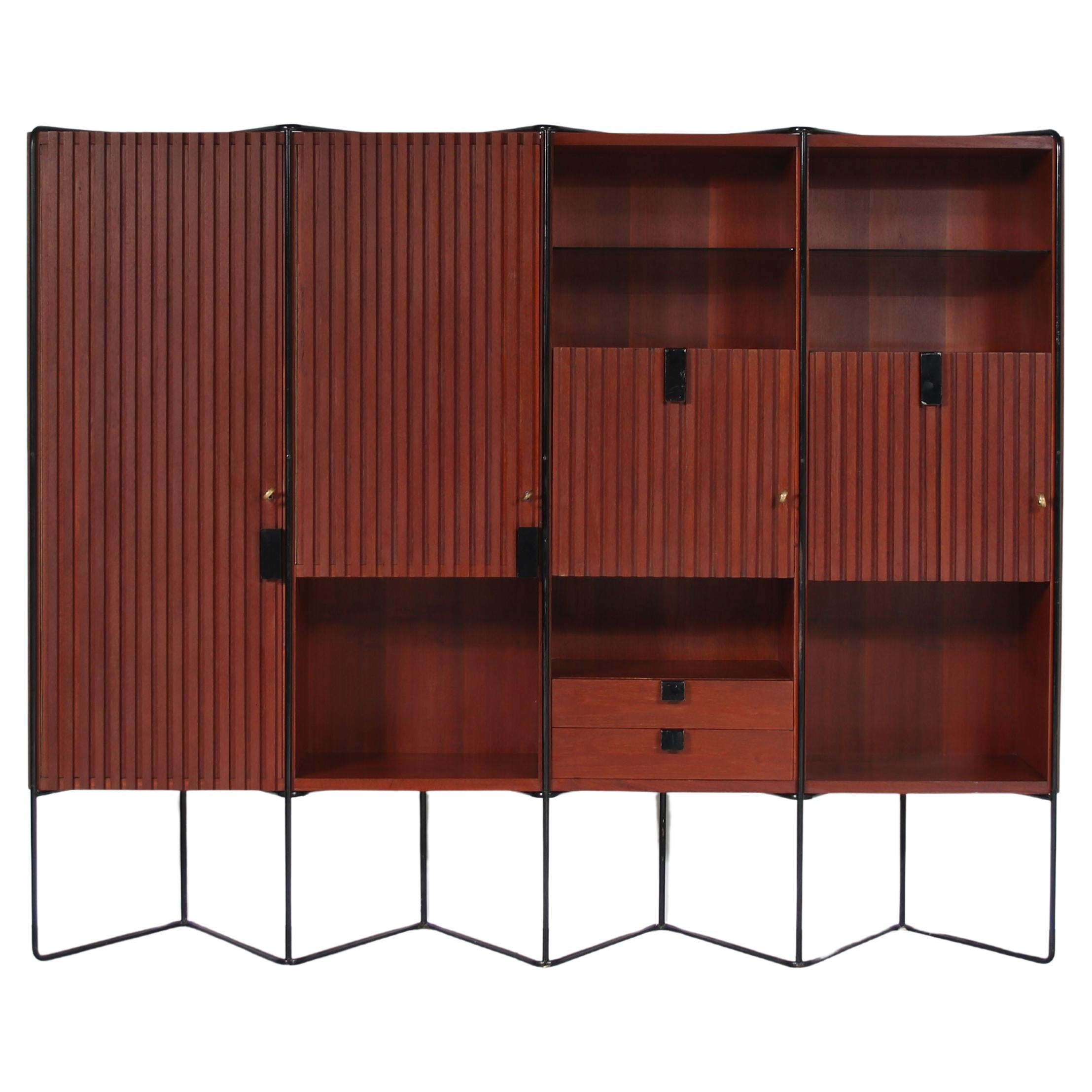 Cabinet de Taichiro Nakai pour La Permanente Mobili, Italie 1960 en vente