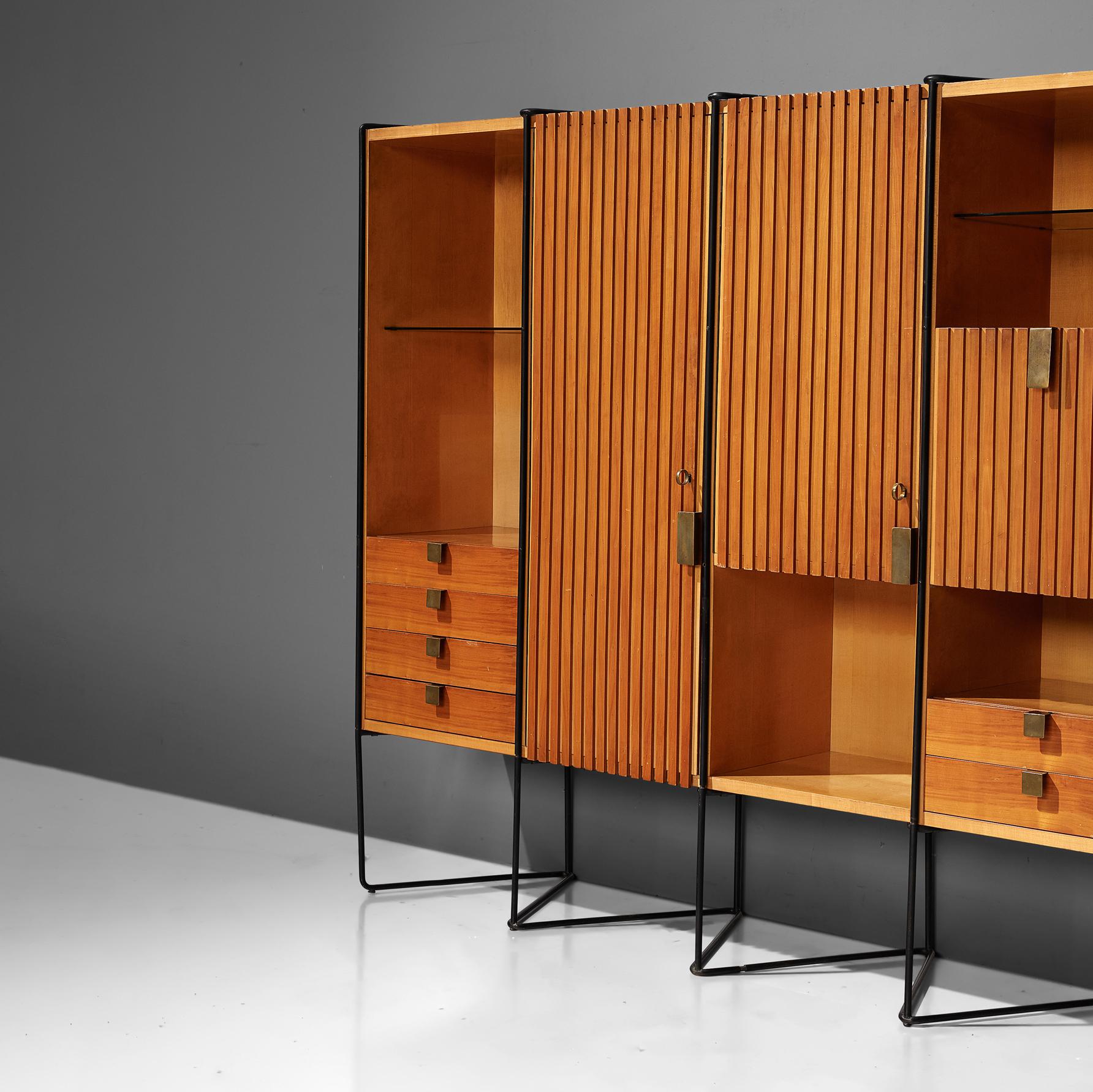 Italian Taichiro Nakai Cabinet in Maple and Mahogany
