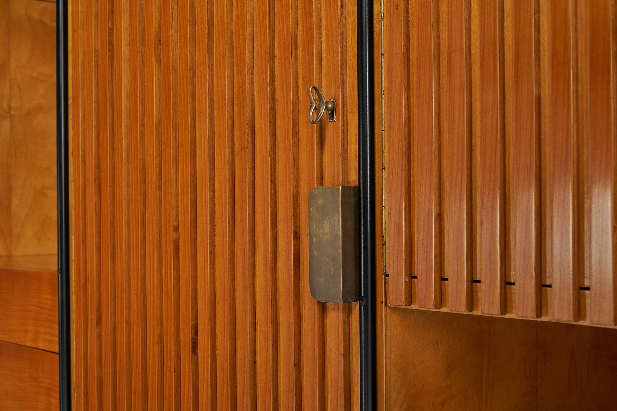 Métal Armoire Permanente Mobili de Taichiro Nakai, Italie, 1953