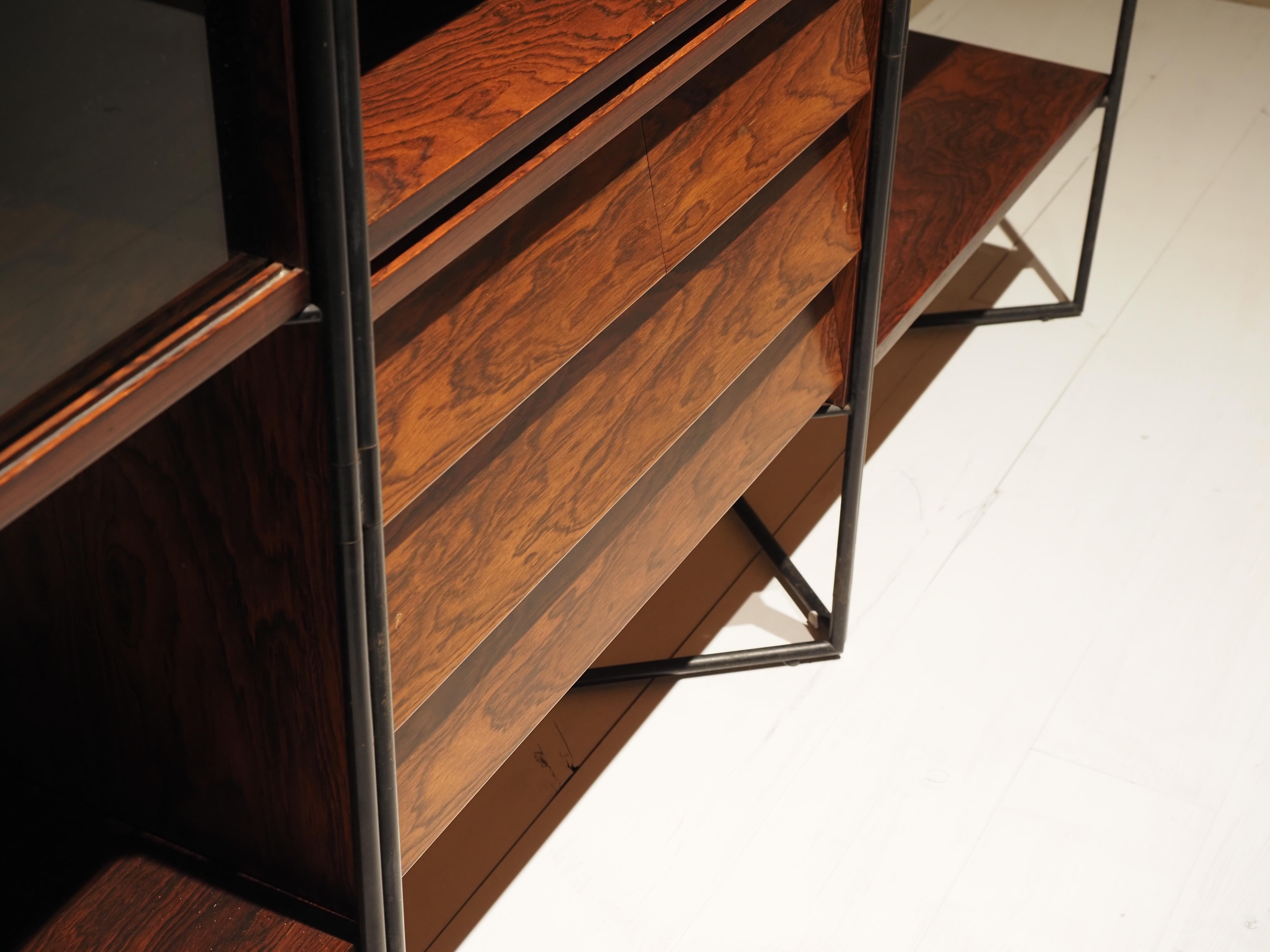 Mid-20th Century Taichiro Nakai for La Permanente Mobili Cantu 1953 adjustable cabinet For Sale