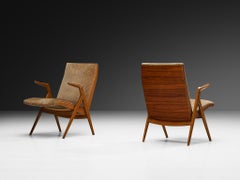 Taichiro Nakay for La Permanente Mobili Cantù Armchairs in Cherry