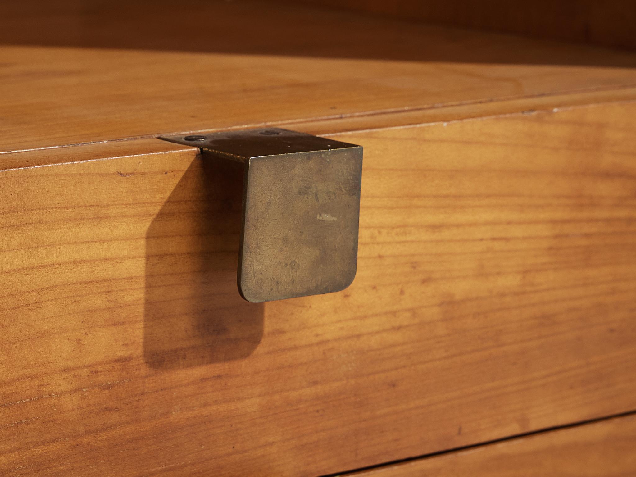 Taichiro Nakay for La Permanente Mobili Wall Cabinet in Cherry For Sale 1